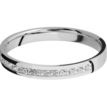 14K White Gold + Polish Finish