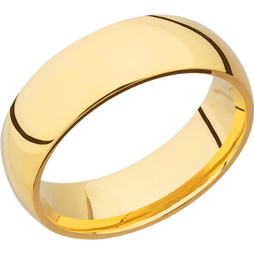 14K Yellow Gold + Polish Finish