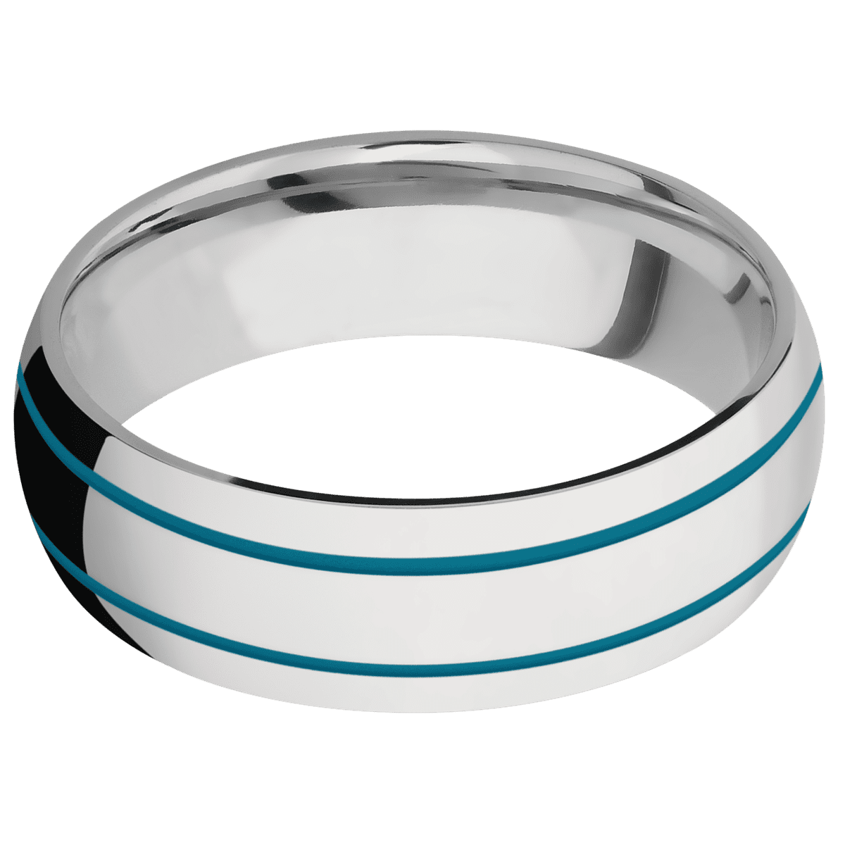 14K White Gold + Polish Finish