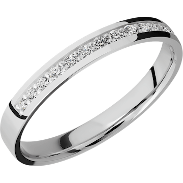 14K White Gold + Polish Finish