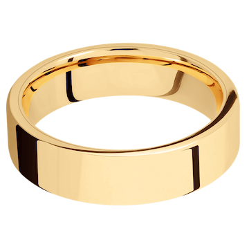 18K Yellow Gold + Polish Finish + 14K Yellow Gold