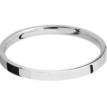 14K White Gold + Polish Finish