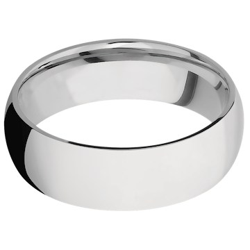 14K White Gold + Polish Finish