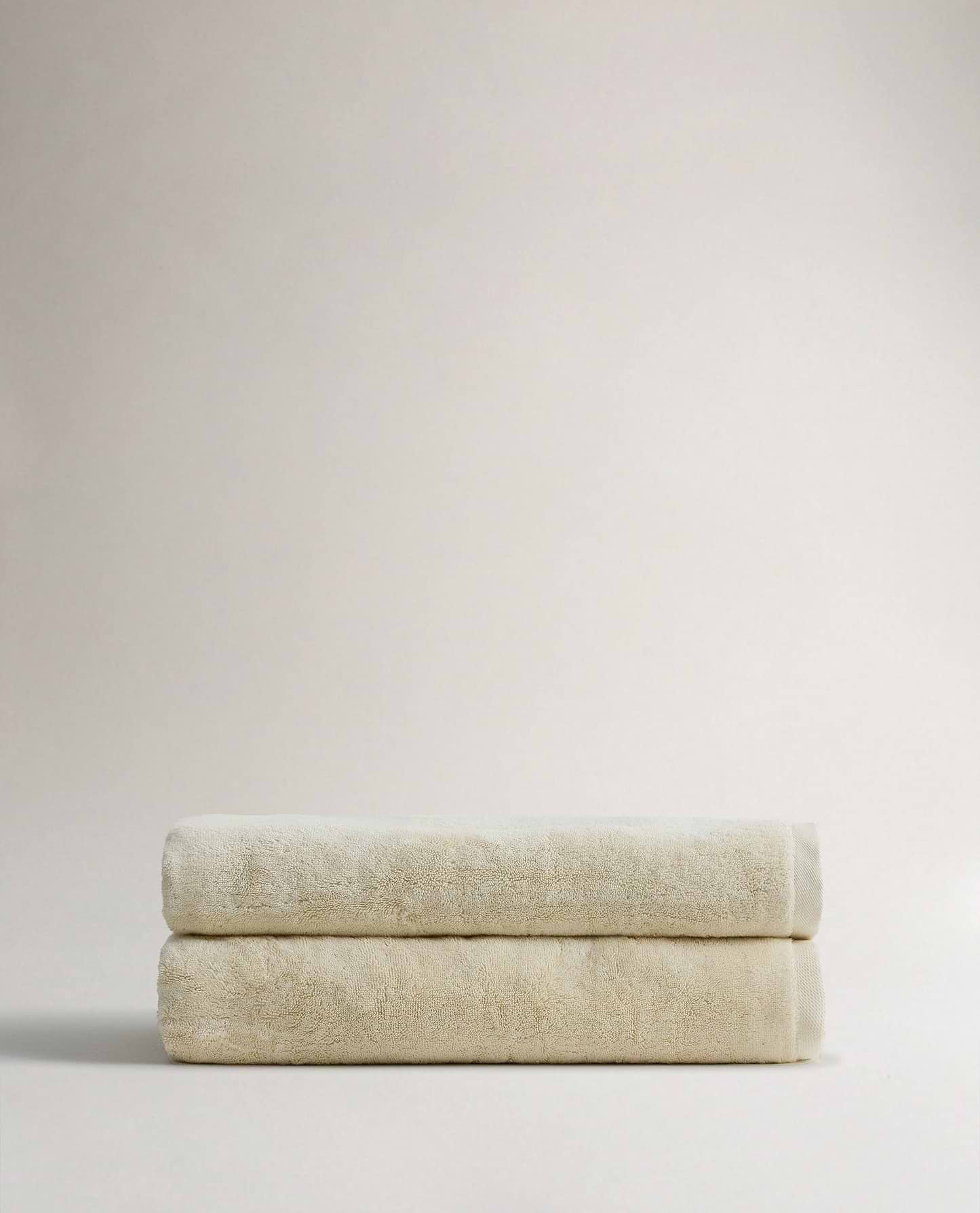 Turkish Extra Large Bath Sheets (Pack of 2) - Buttermilk