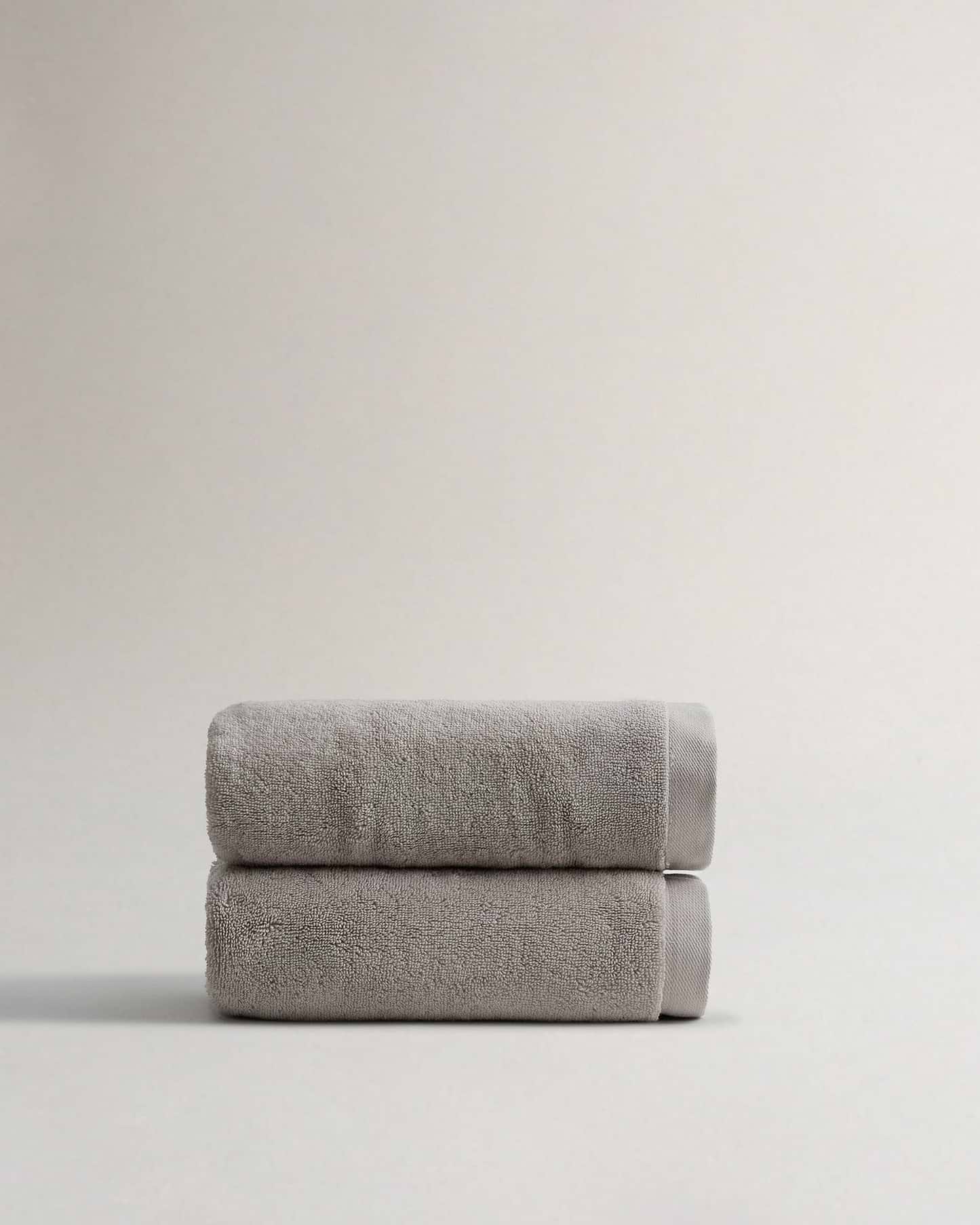 Turkish Hand Towels (Pack of 2) - Pebble