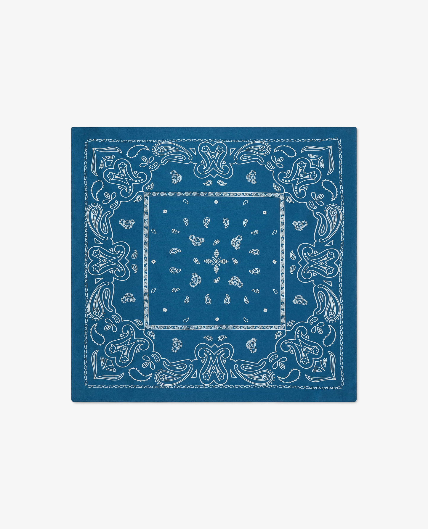 Silk Bandana - Ocean Blue