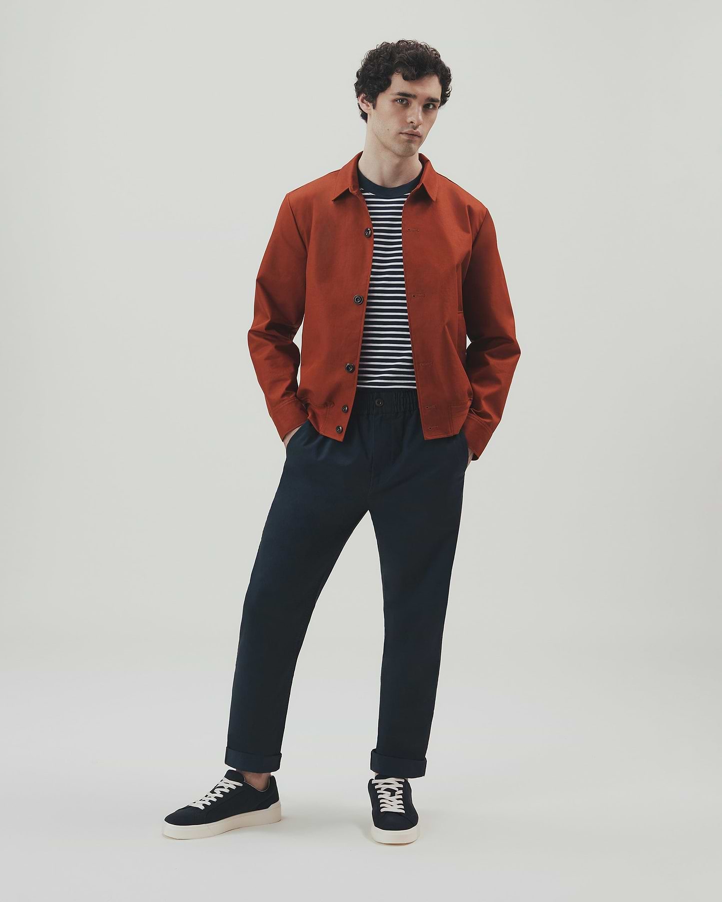 Men's All Rounder Cotton Trousers - Navy