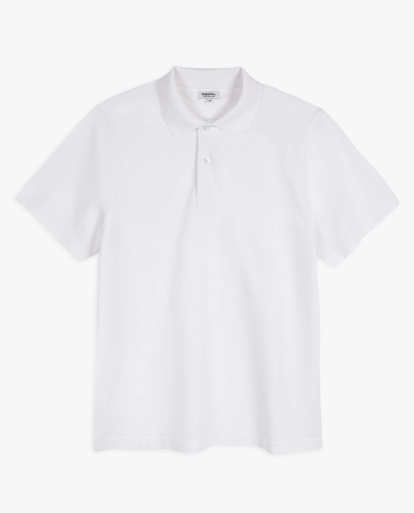 Pique Polo Shirt - White
