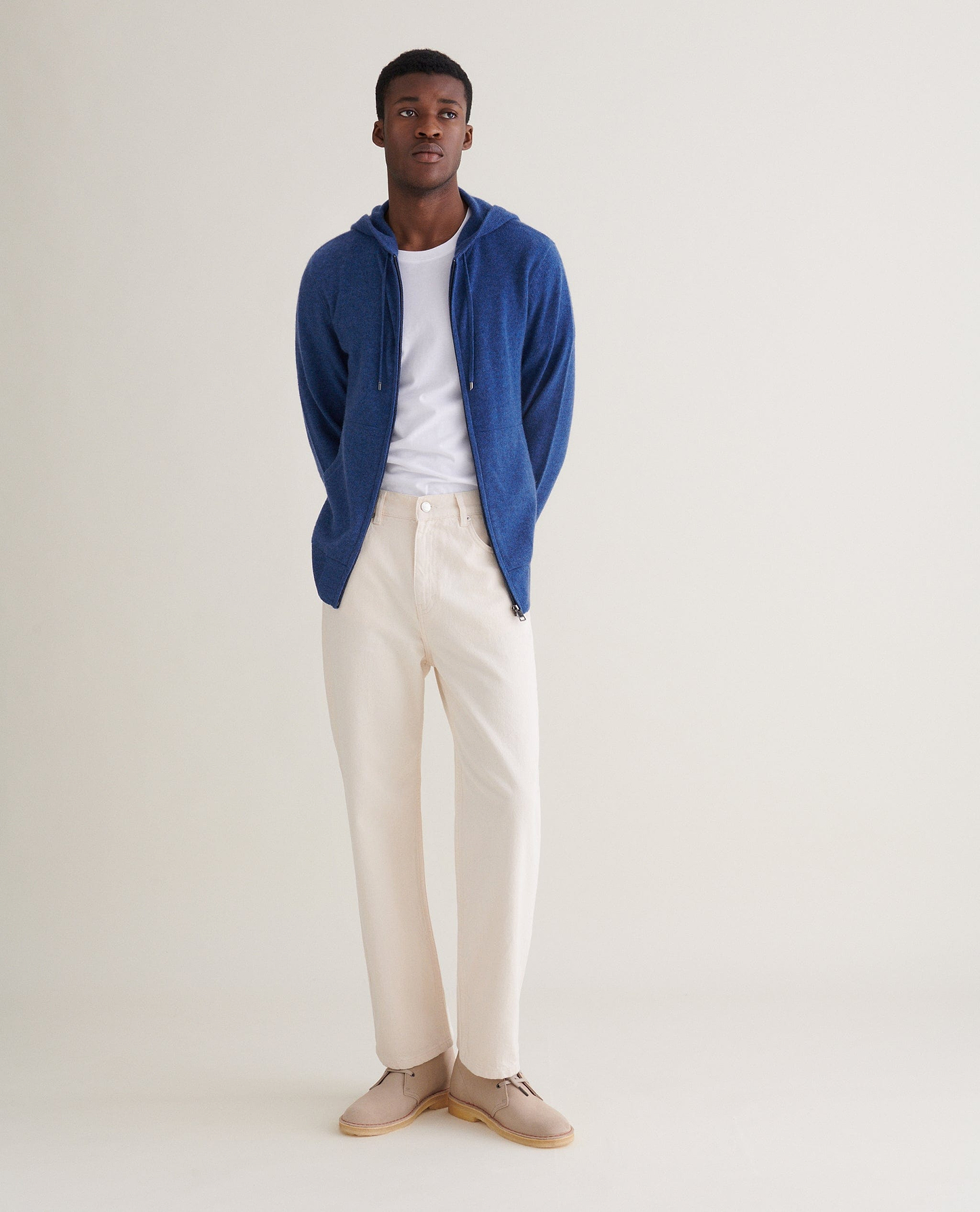 Men's Finest Cashmere Full Zip Hoodie
