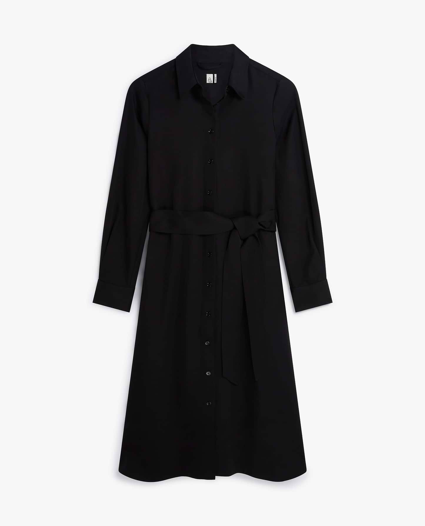 Women's NAIA™ Shirt Dress - Black
