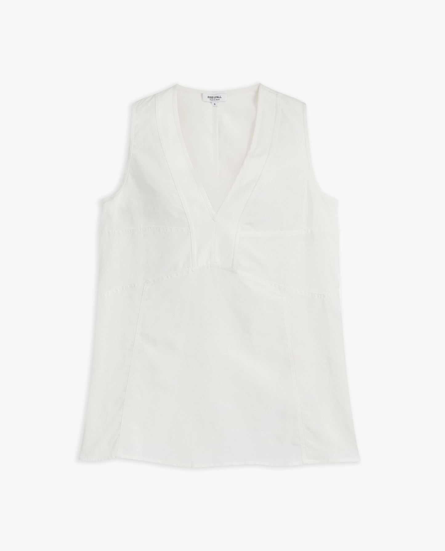 Women's Future-Linen V Neck Tunic Top - Buttermilk