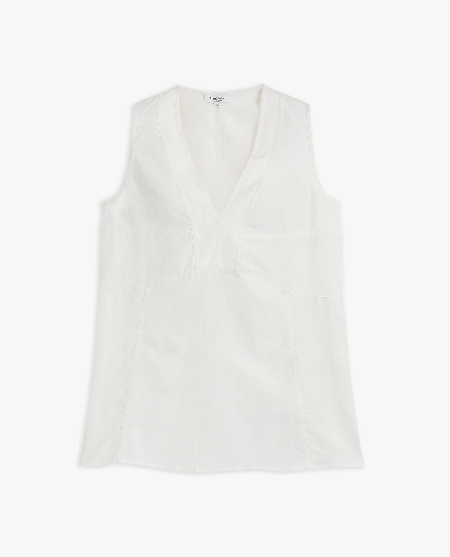 Women's Future-Linen V Neck Tunic Top - Buttermilk