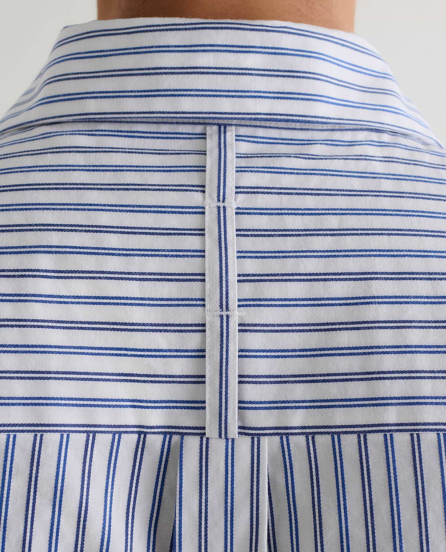 Men's Organic Cotton Camp Collar Stripe Shirt - Stripe