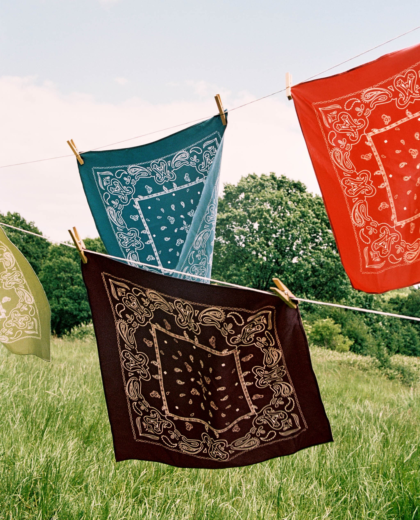 Silk Bandana - Plum