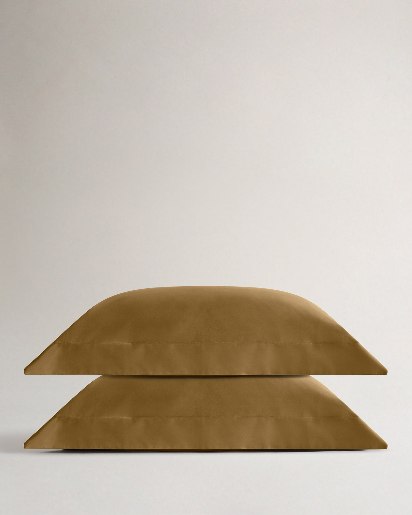 Soft & Smooth Cotton Sateen Oxford Pillowcase Set - Golden Olive