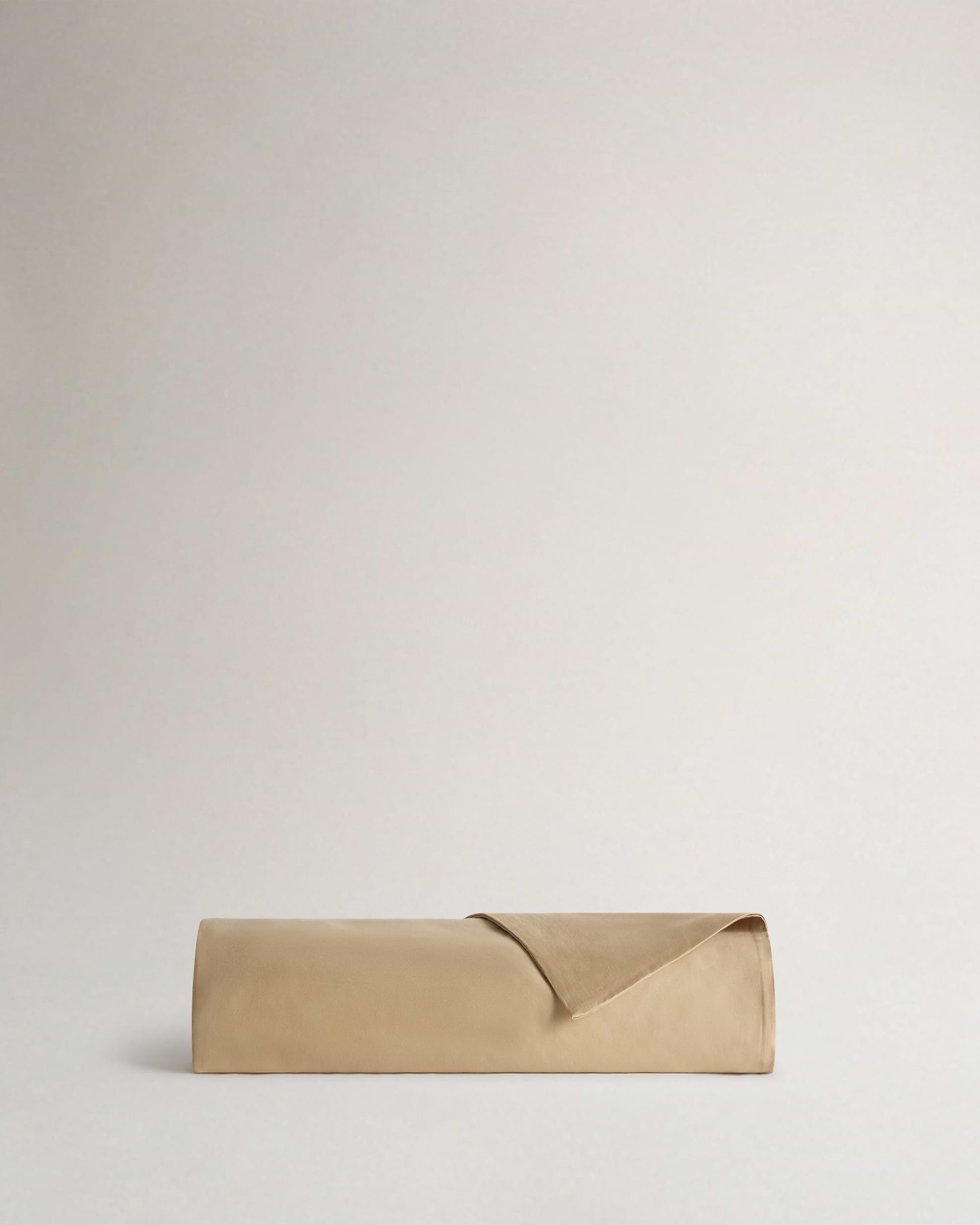 Soft & Smooth Cotton Sateen Duvet Cover - Wheat