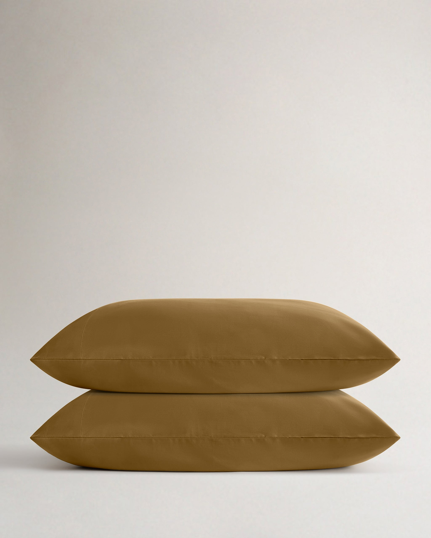 Soft & Smooth Cotton Sateen Pillowcase Set - Golden Olive