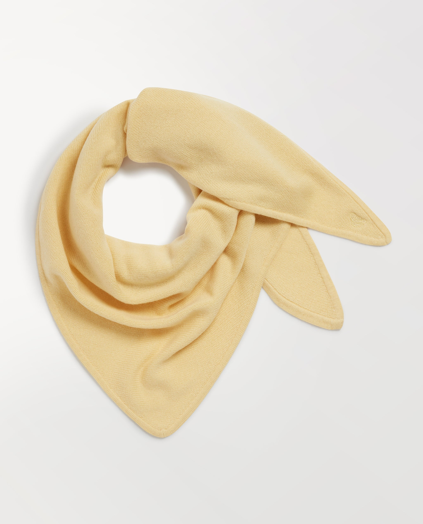 Women's Cashmere Merino Bandana - Citrine