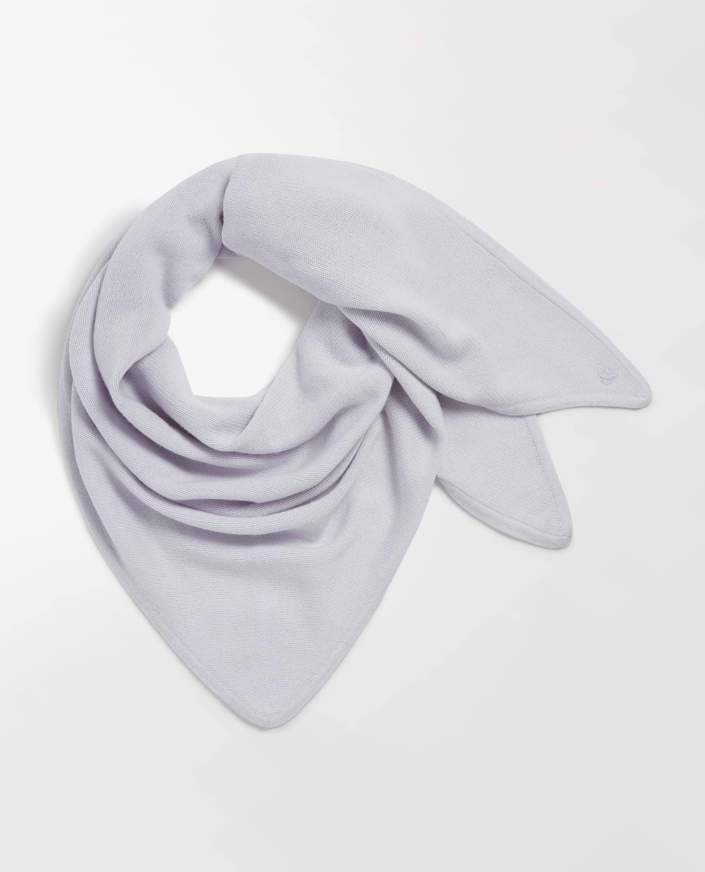 Women's Cashmere Merino Bandana - Ice Blue