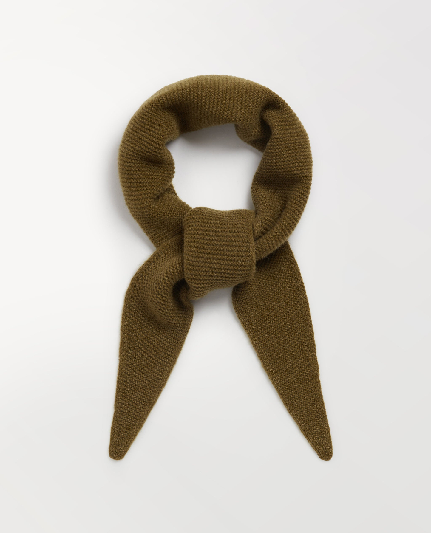 Finest Cashmere Micro Bandana - Olive