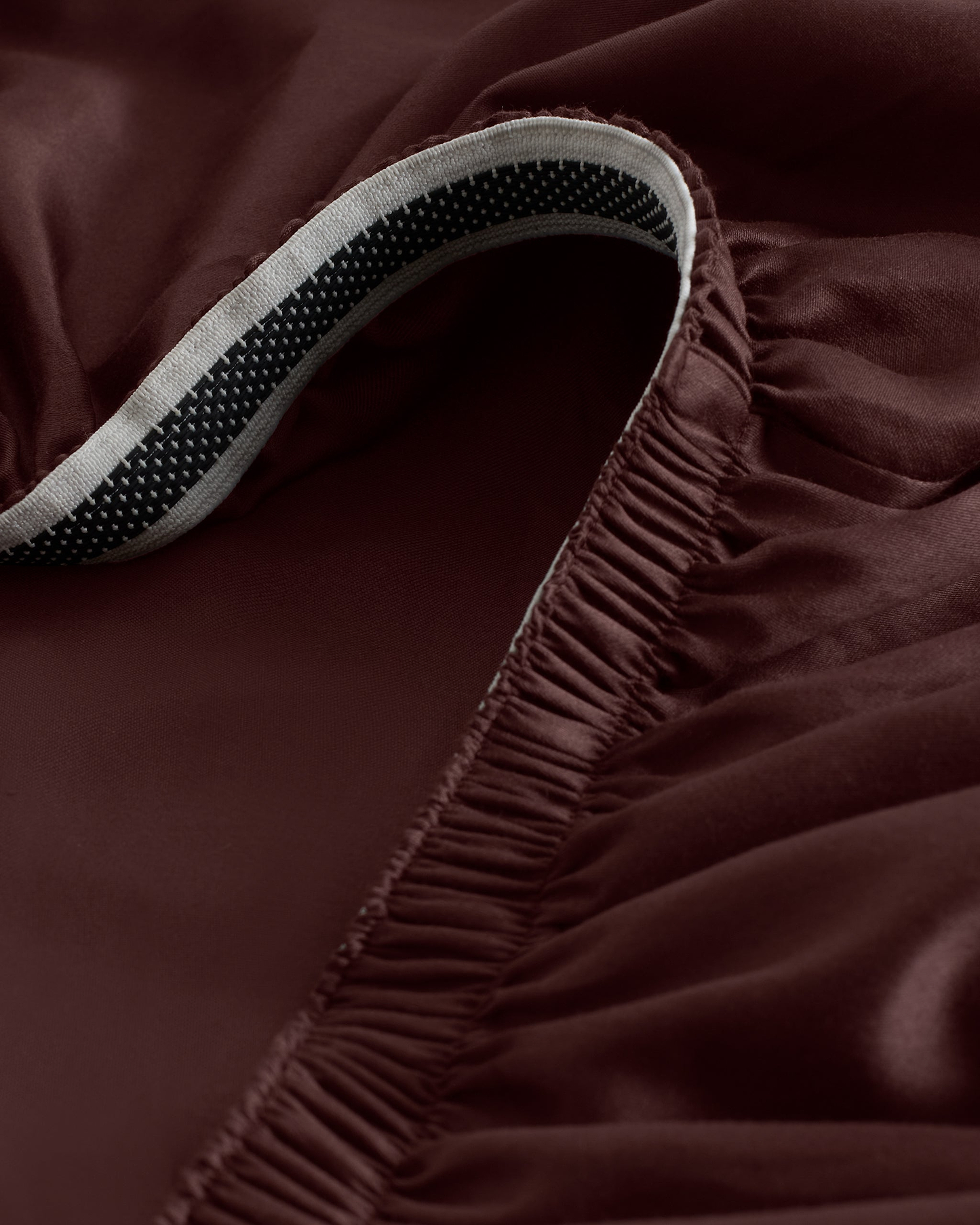 Soft & Smooth Cotton Sateen Duvet Set - Umber Deep Clay Piping