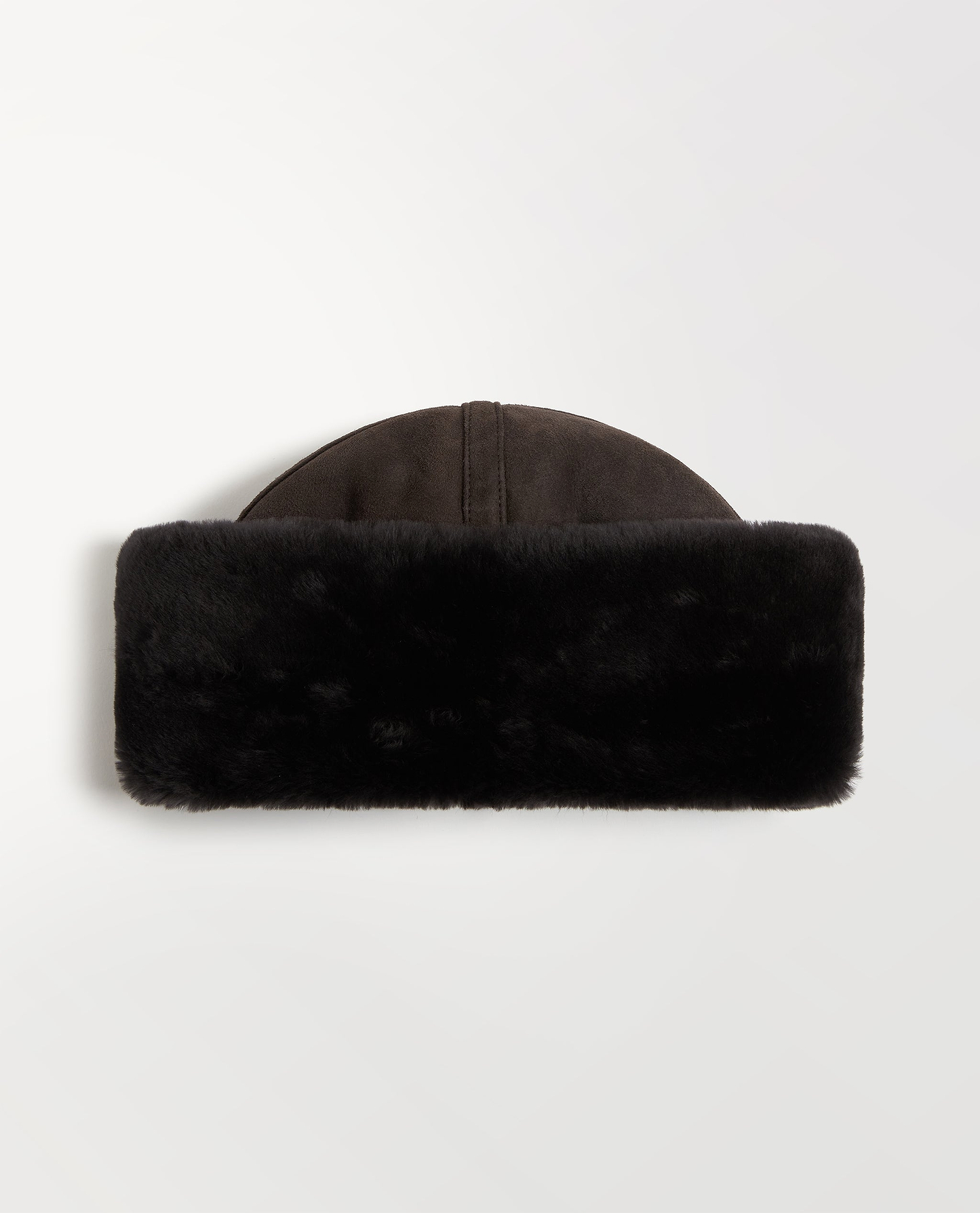 Women's Shearling Hat - Espresso