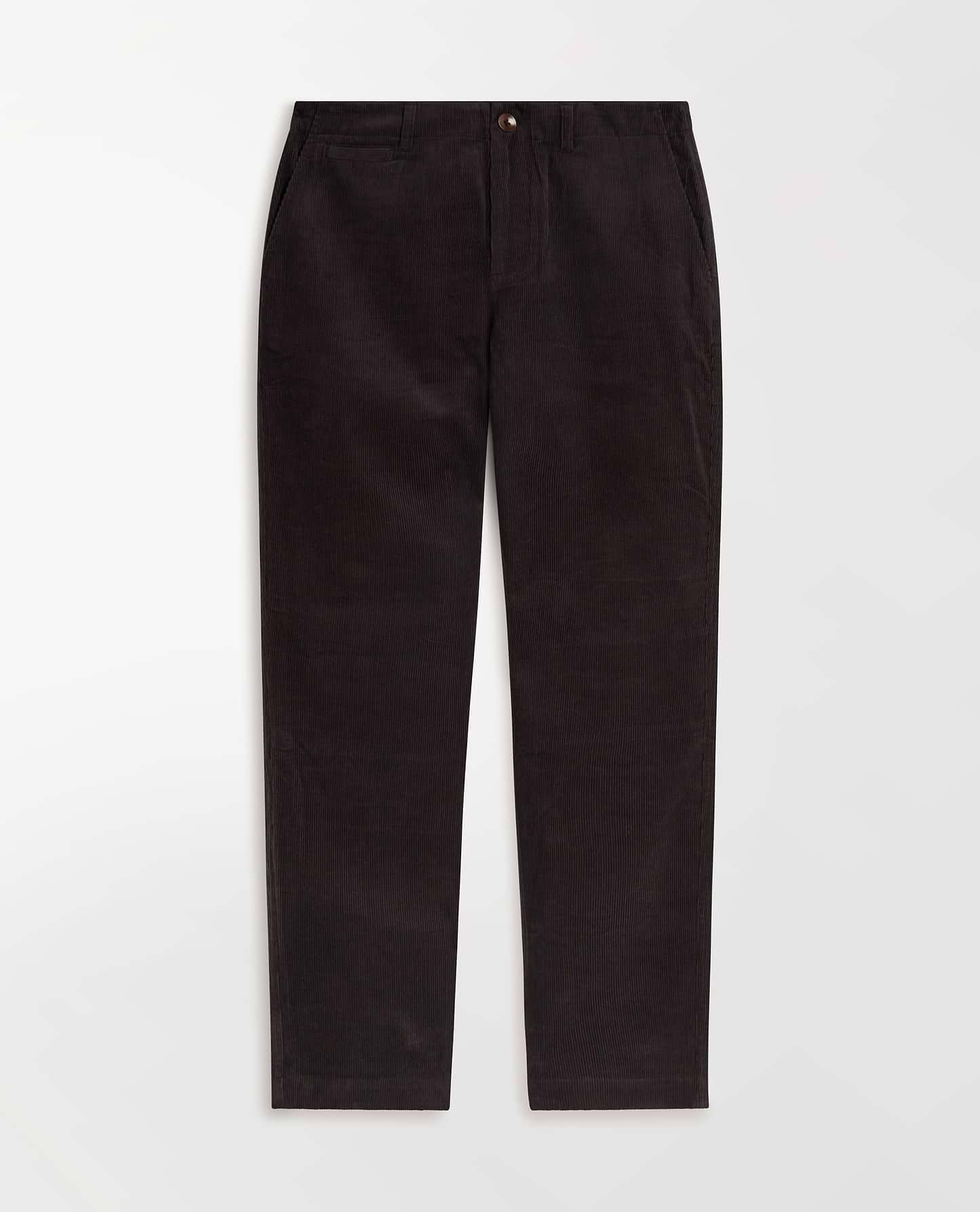Men's Corduroy Straight Leg Trouser - Charcoal