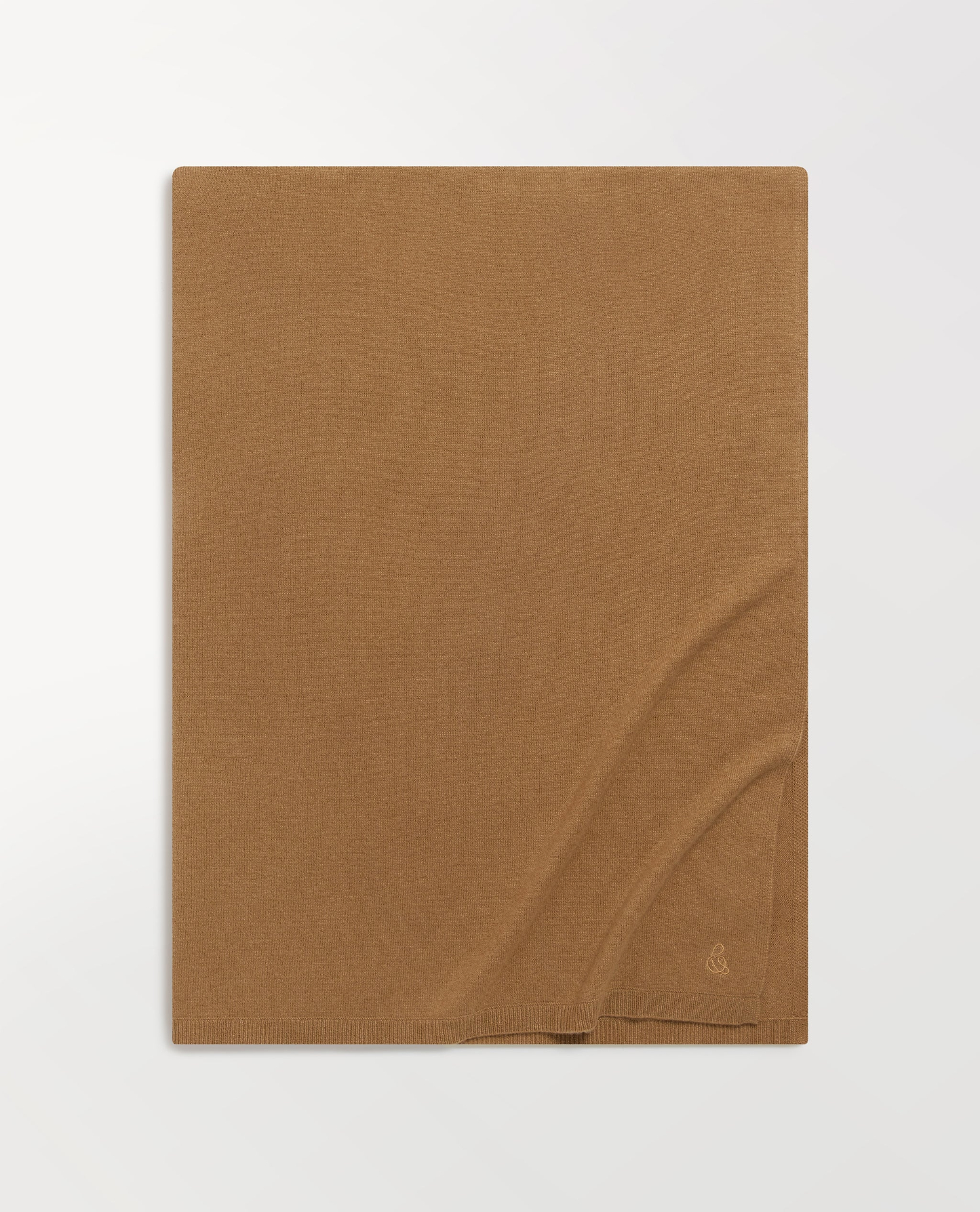 Oversized Finest Cashmere Wrap - Deep Camel