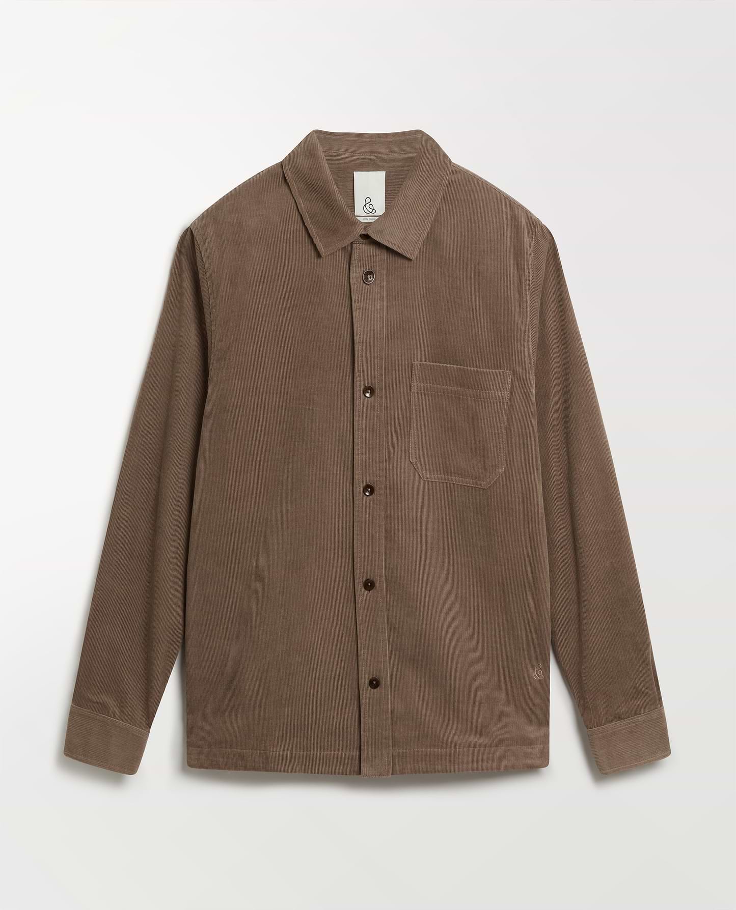 Men's Corduroy Overshirt - Mole
