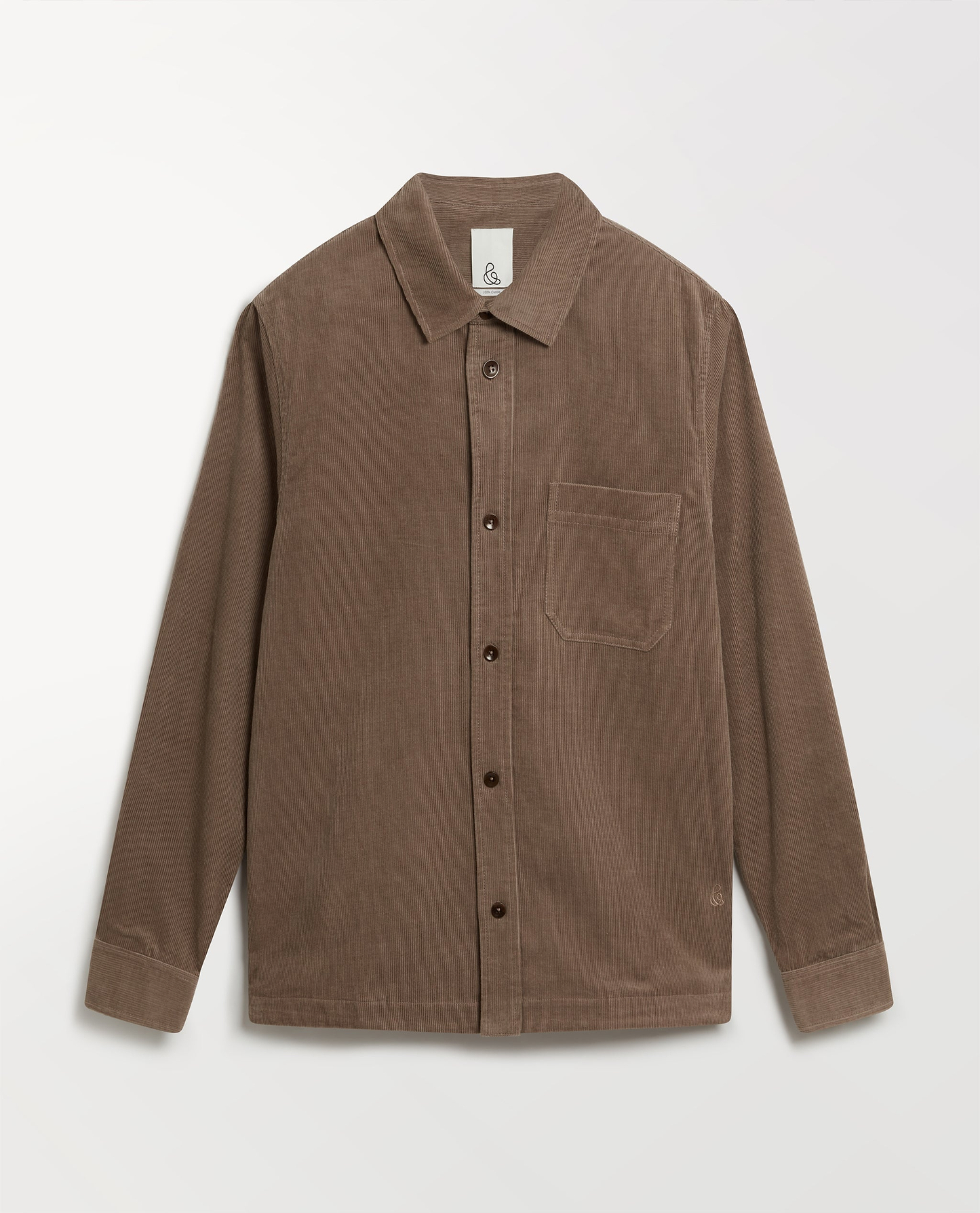 Men's Corduroy Overshirt - Mole