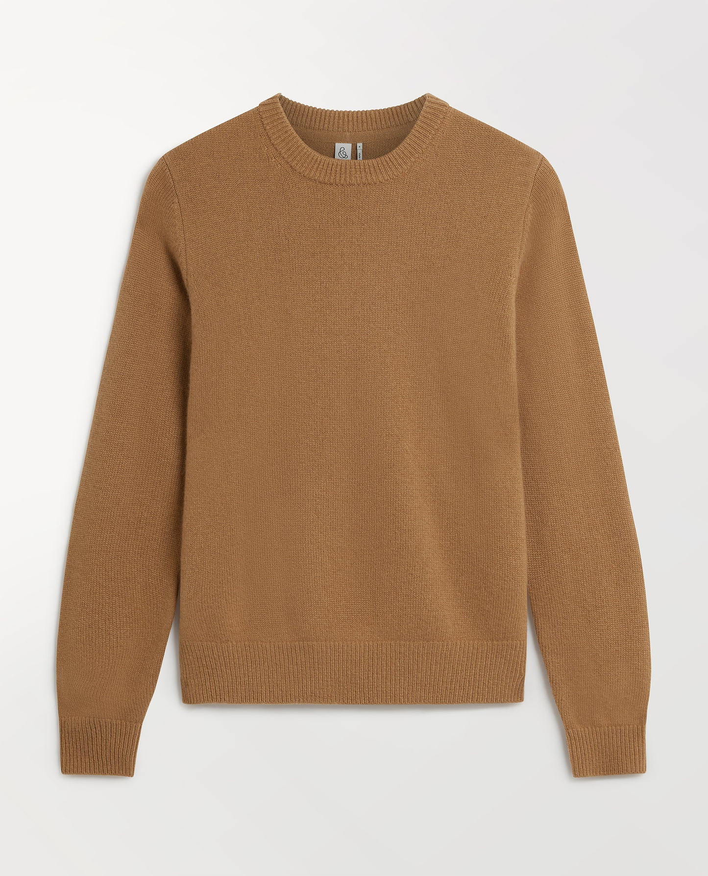 Women's Finest Midweight Cashmere Crew Neck Jumper - Deep Camel