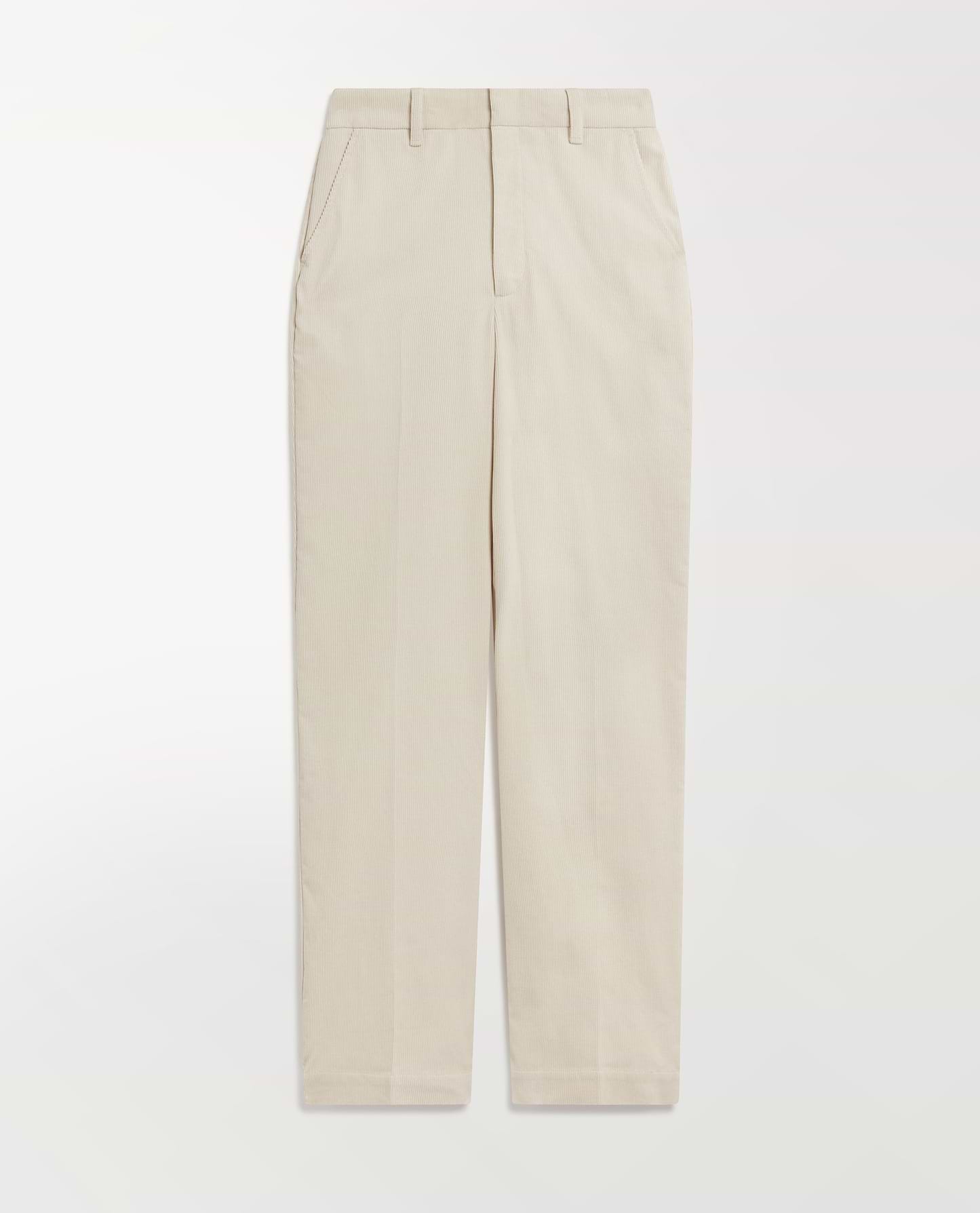 Women's Corduroy Wide Leg Trouser - Bone
