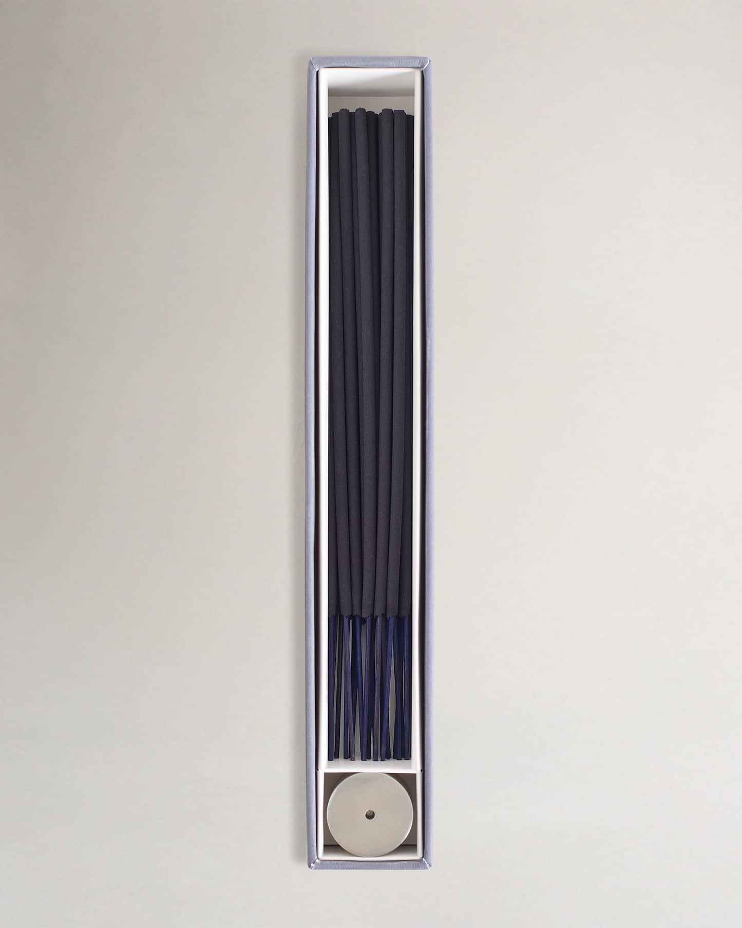 Image 3 of 3 showing Navy Suede Incense Gift Set