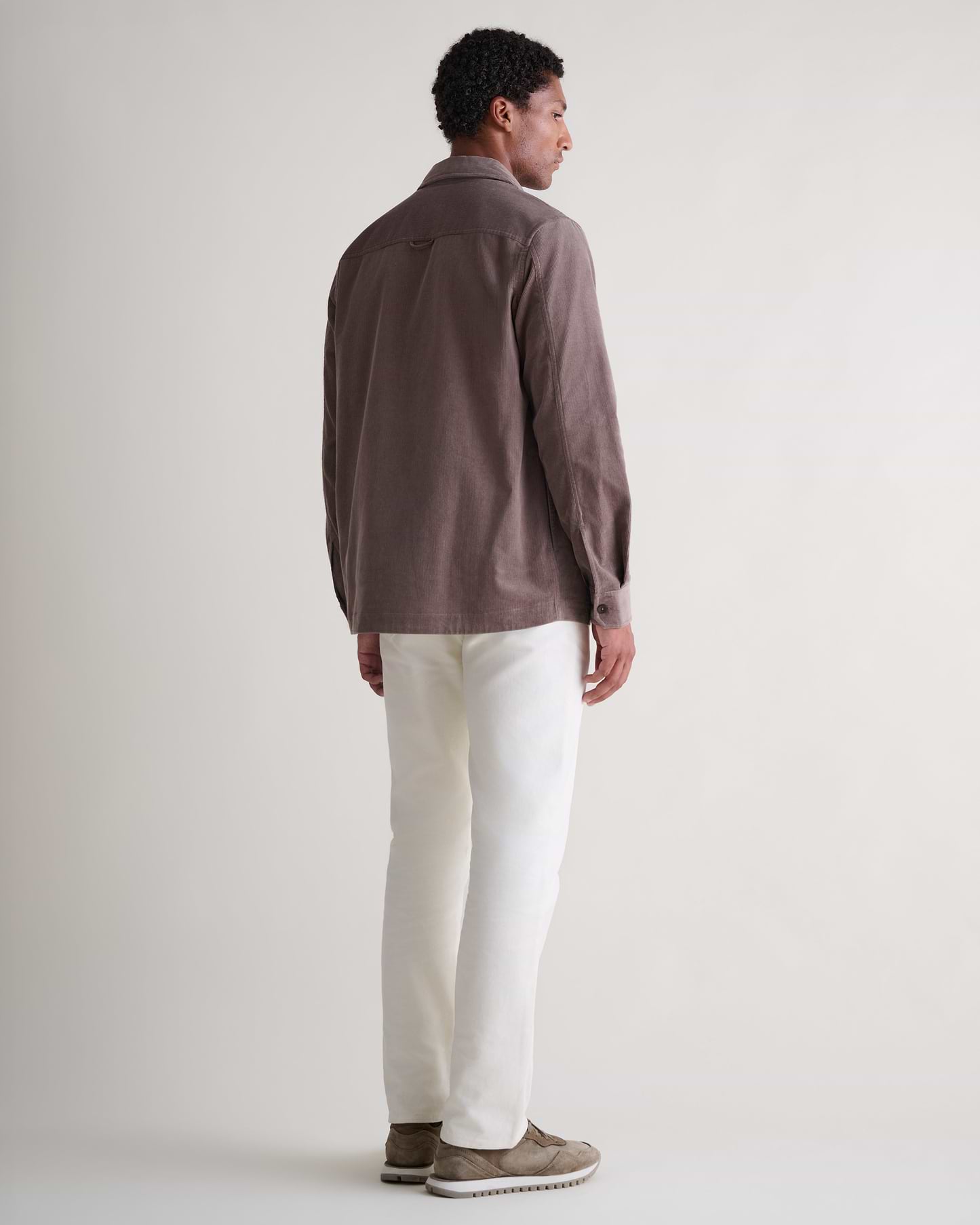 Men's Corduroy Overshirt - Mole