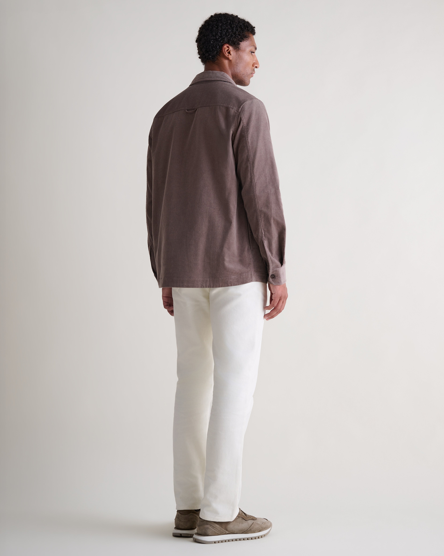 Men's Corduroy Overshirt - Mole