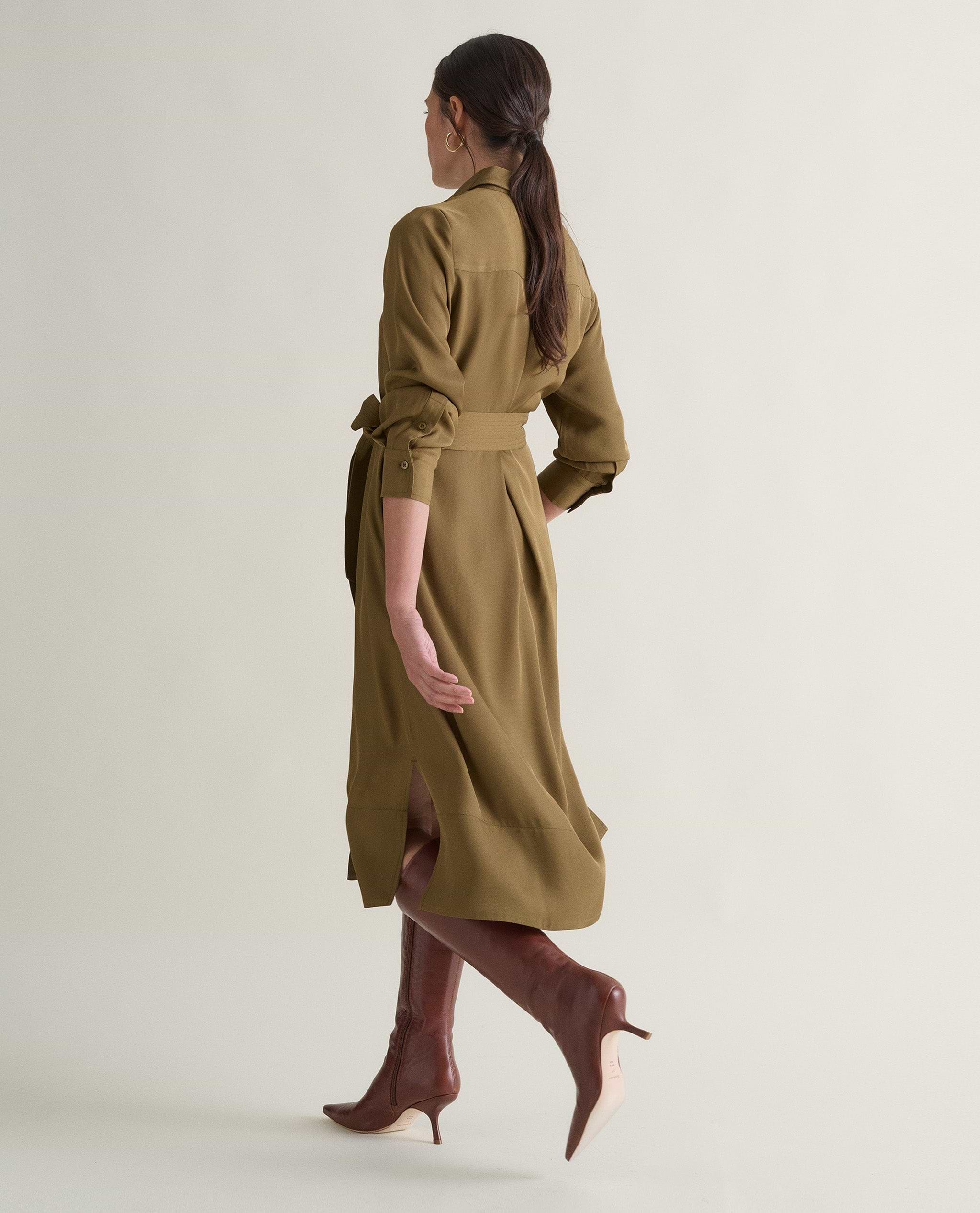 Women's NAIA™ Shirt Dress - Golden Olive