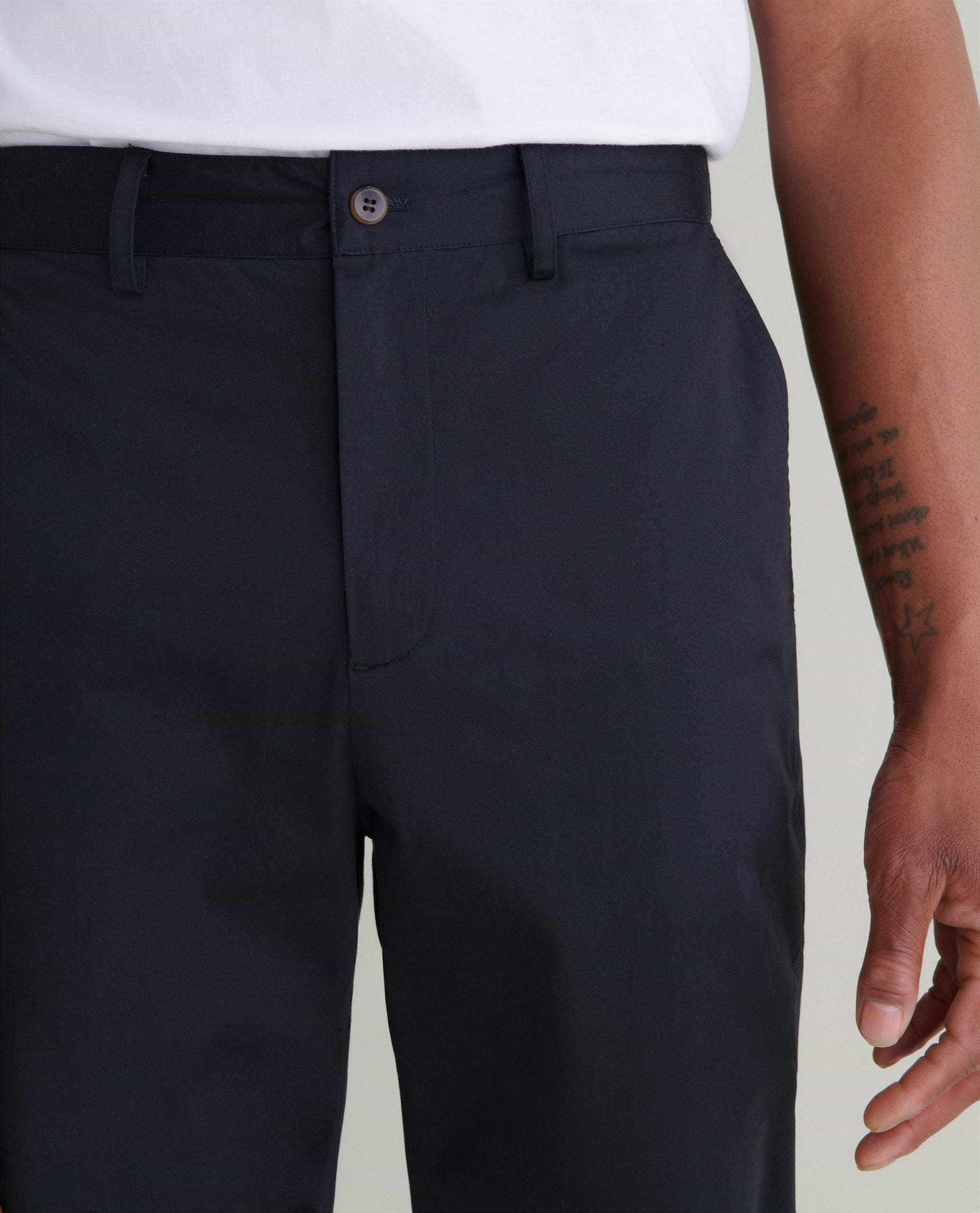 Men's Essential Cotton Trousers - Black