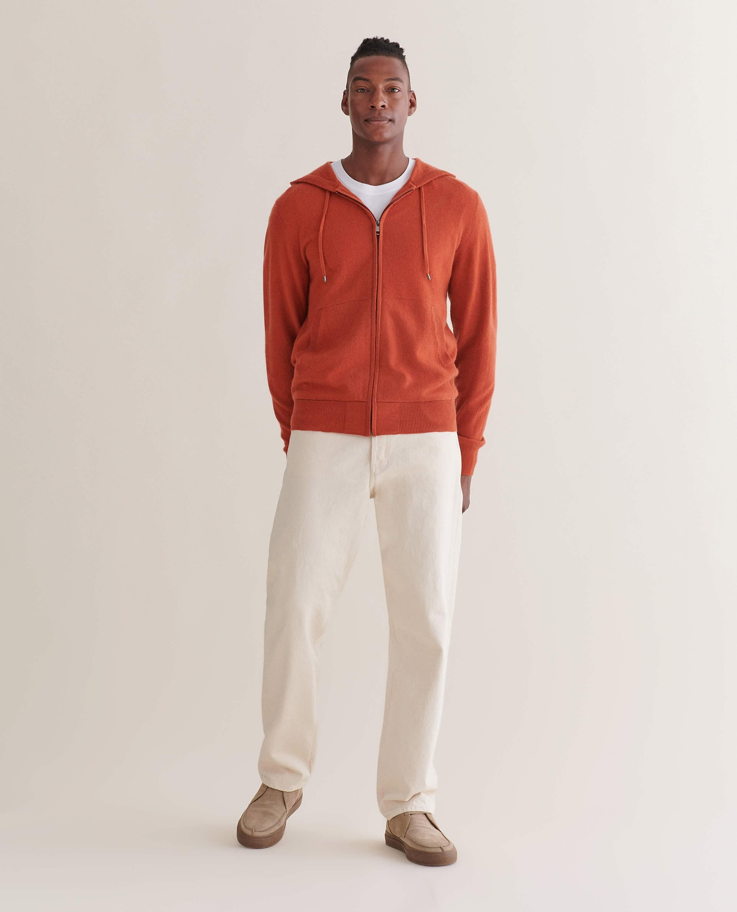 Men's Finest Cashmere Full Zip Hoodie