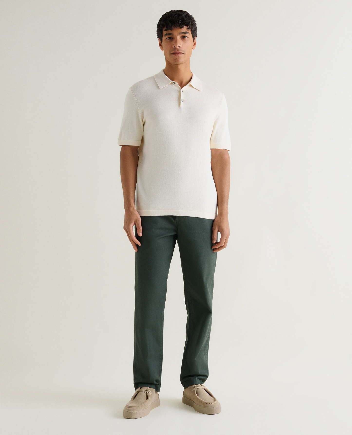 Men's All Rounder Cotton Trousers - Forest Green