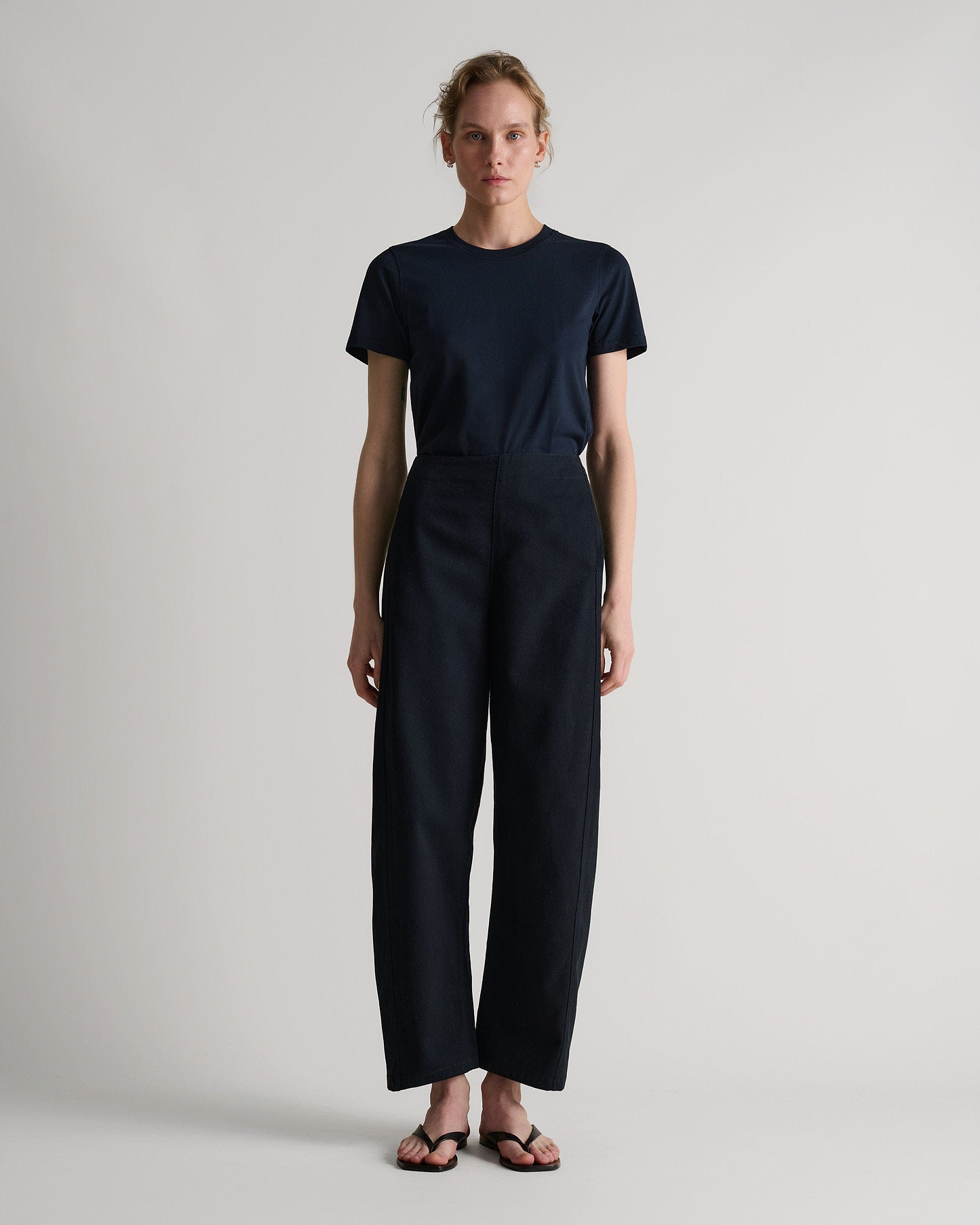 Classic Cotton Crew Neck T-shirt - Navy