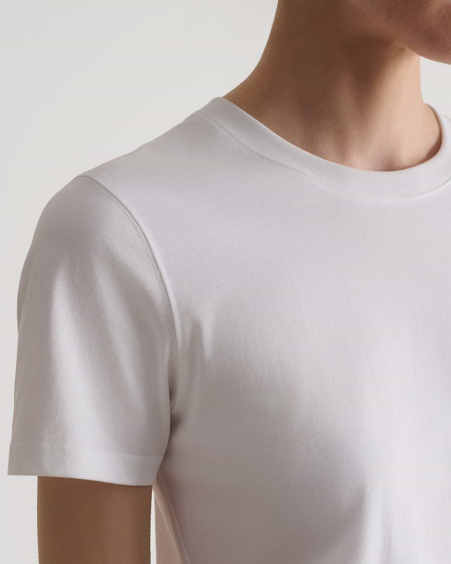 Classic Cotton Crew Neck T-shirt - White