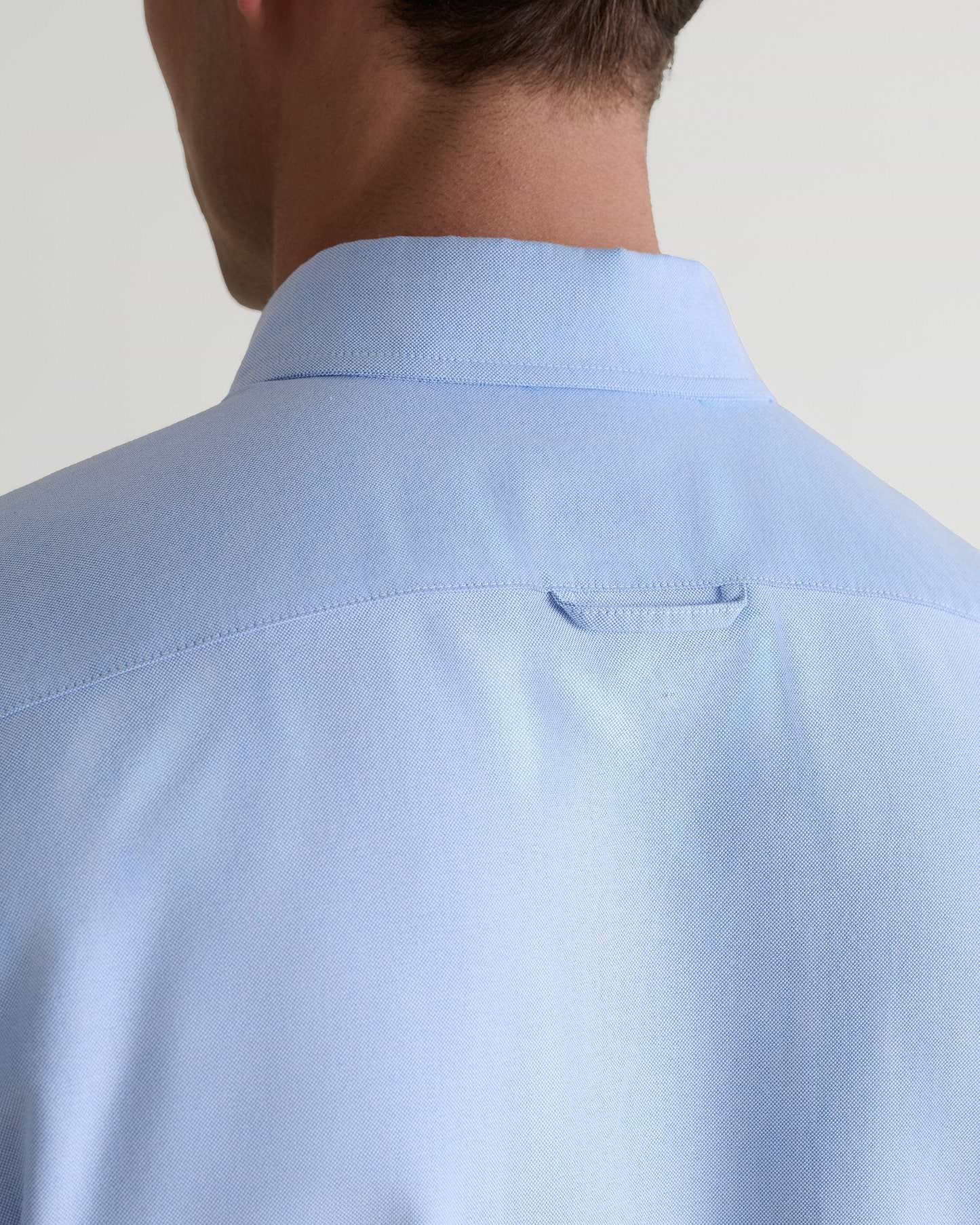 Men's Cotton Oxford Shirt - Light Blue