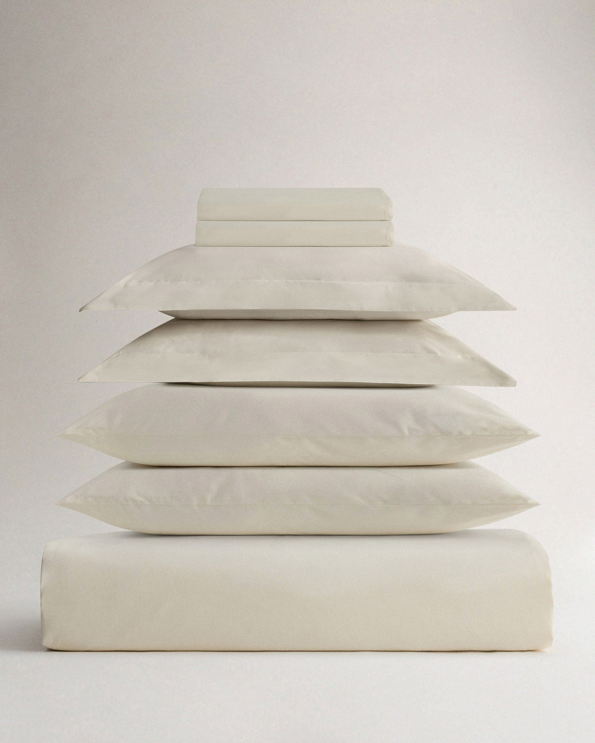 Soft & Smooth Cotton Deluxe Duvet Bundle - Buttermilk - Emperor