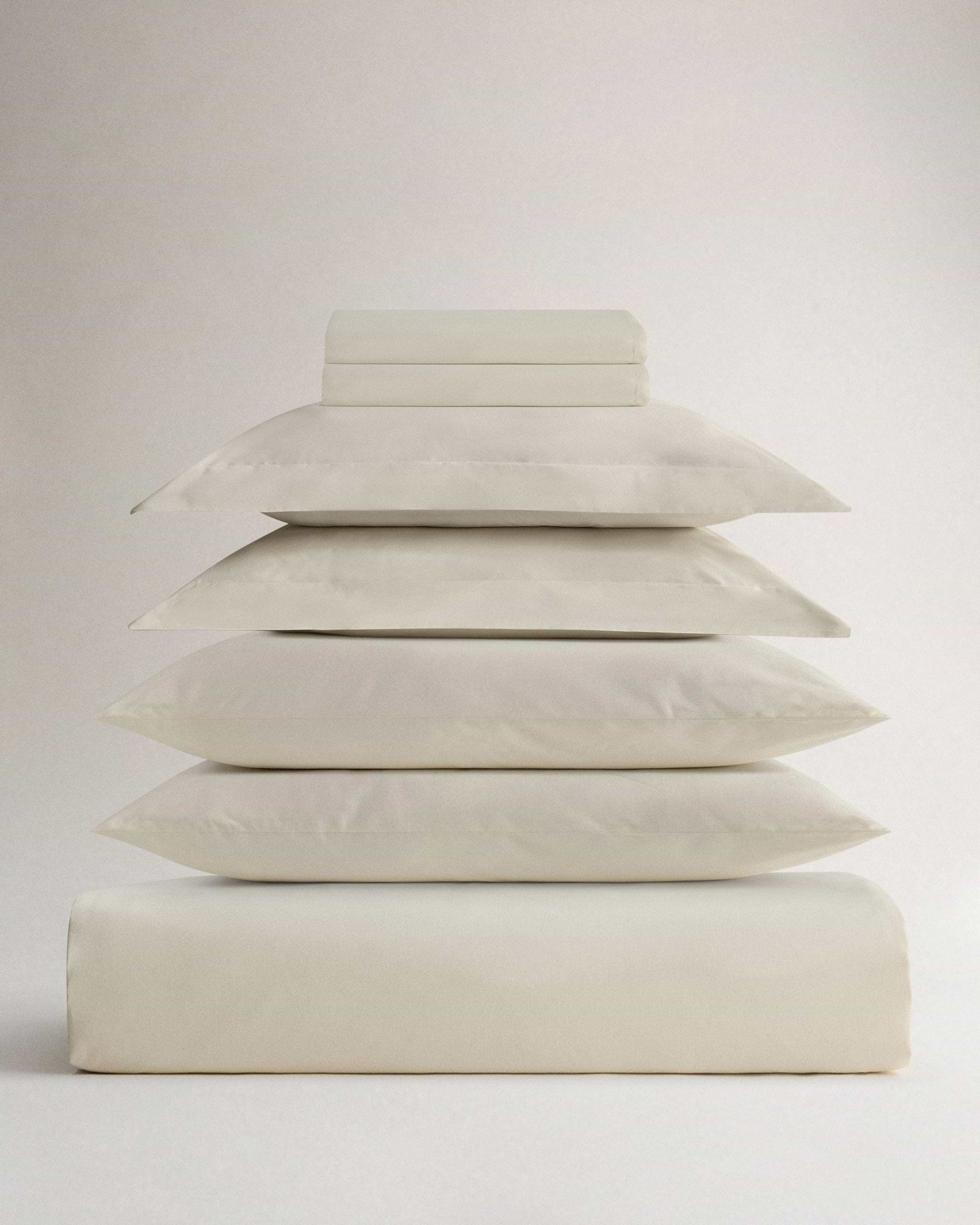Soft & Smooth Cotton Deluxe Duvet Bundle - Buttermilk - King