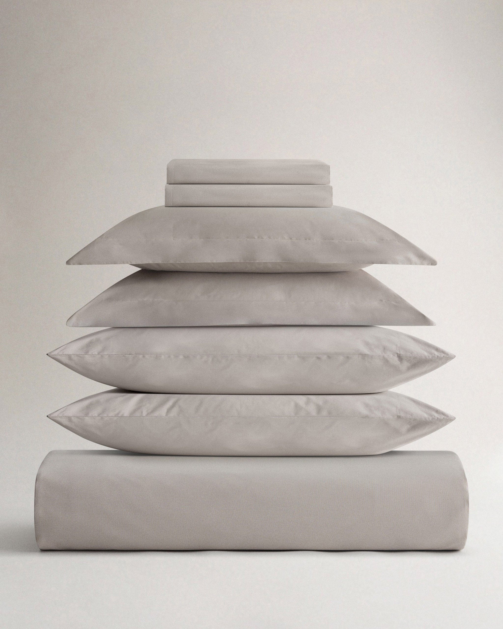 The Crisp & Cool Organic Deluxe Bundle - Pebble - King