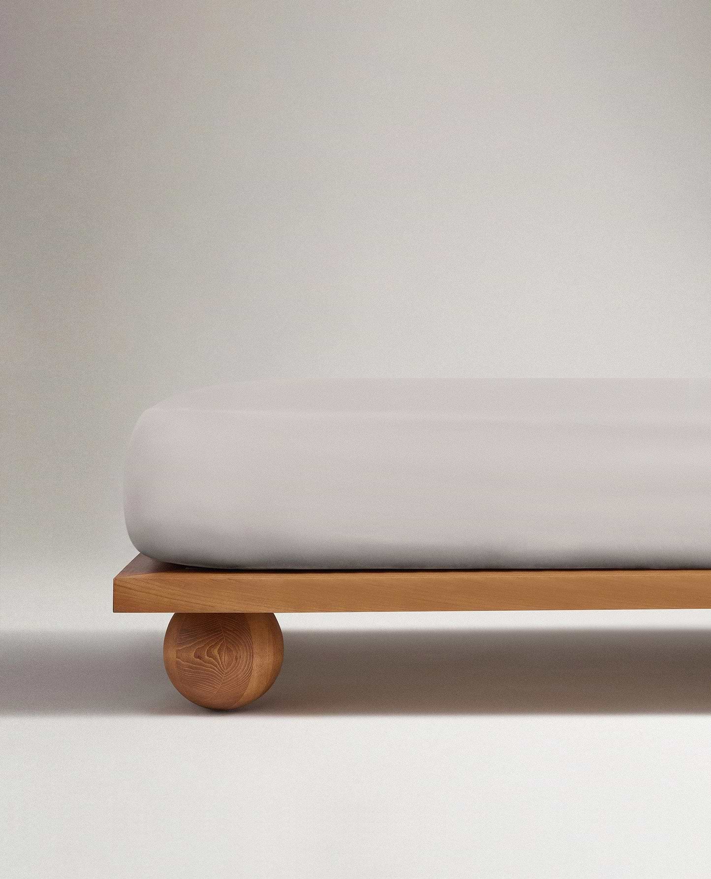 Crisp & Cool Organic Cotton Deep Fitted Sheet - Pebble