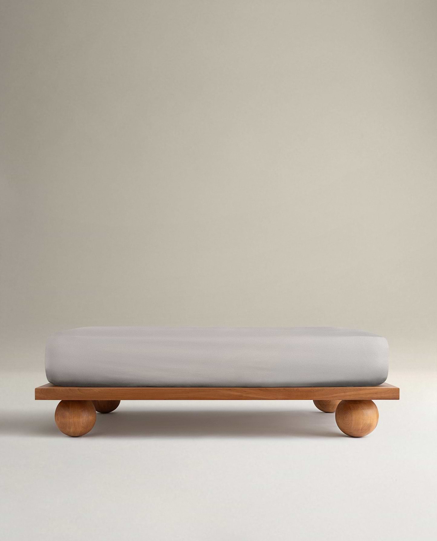 Crisp & Cool Organic Cotton Deep Fitted Sheet - Pebble