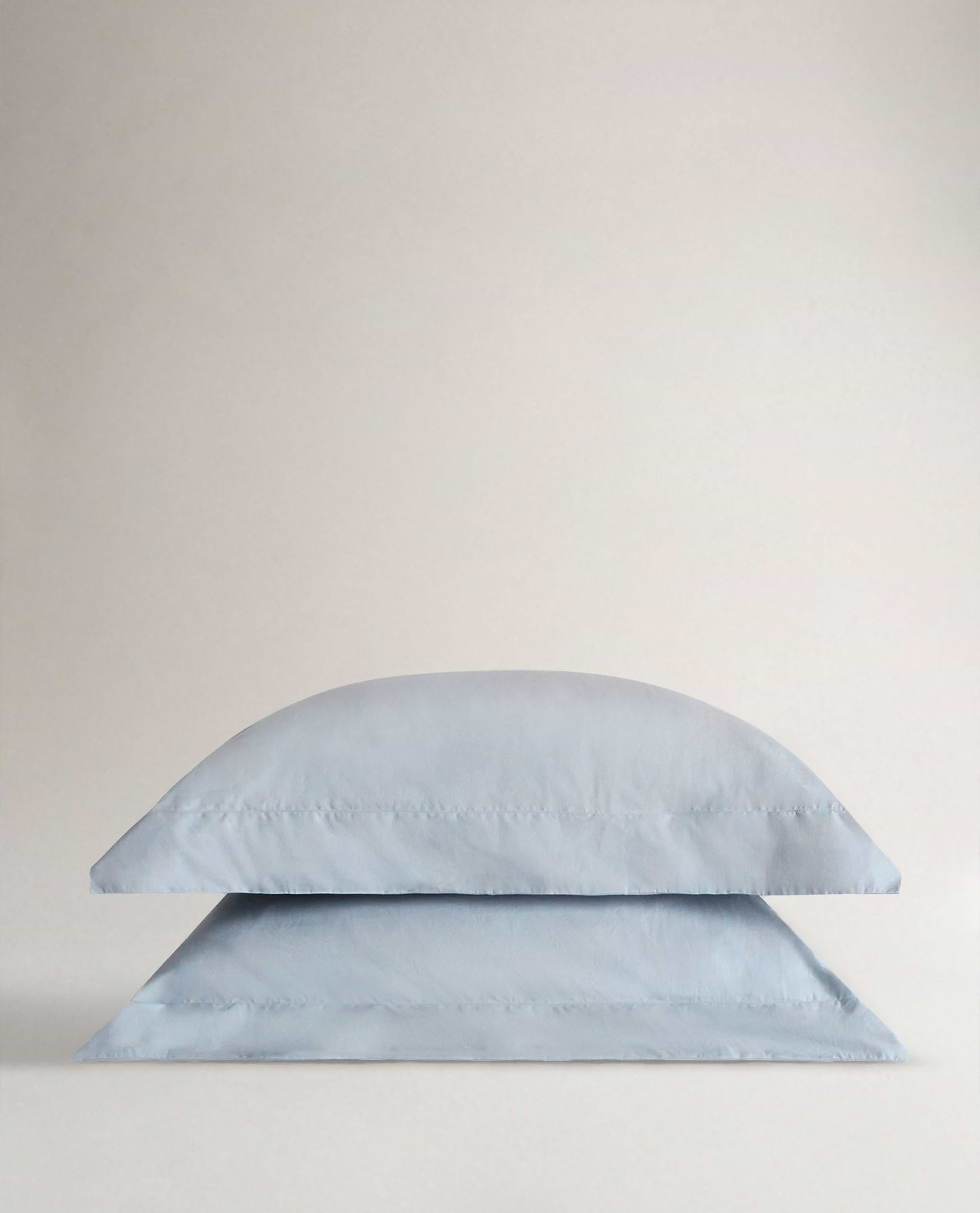 Crisp & Cool Organic Cotton Oxford Pillowcases - Cornflower