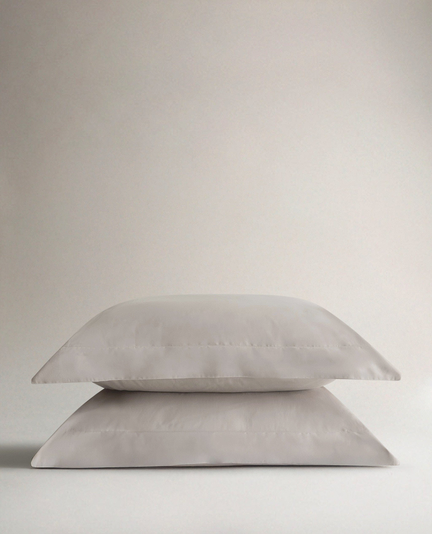 The Crisp & Cool Organic Luxury Pillow Sham Set - Pebble