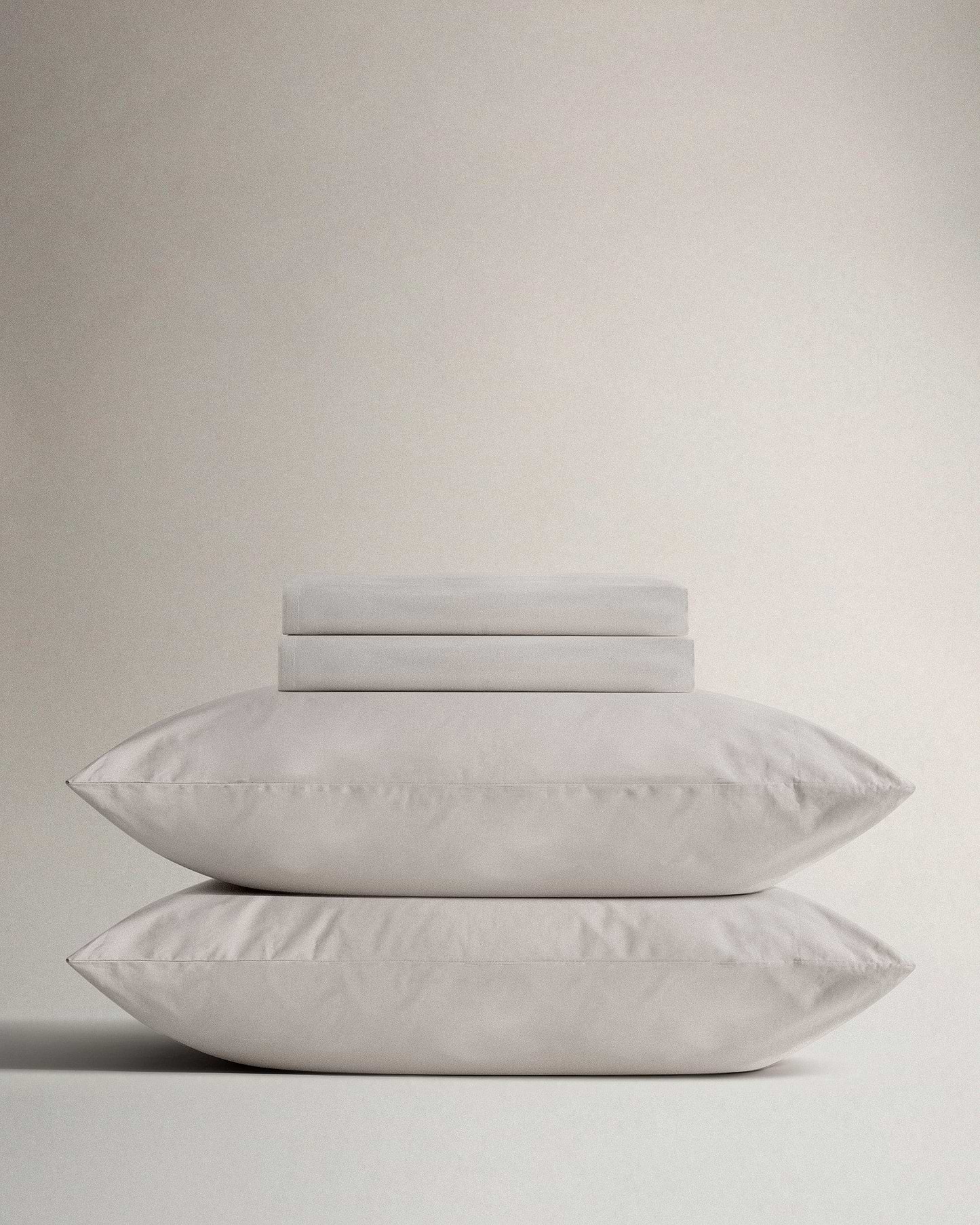 The Crisp & Cool Organic Sheet Set - Pebble